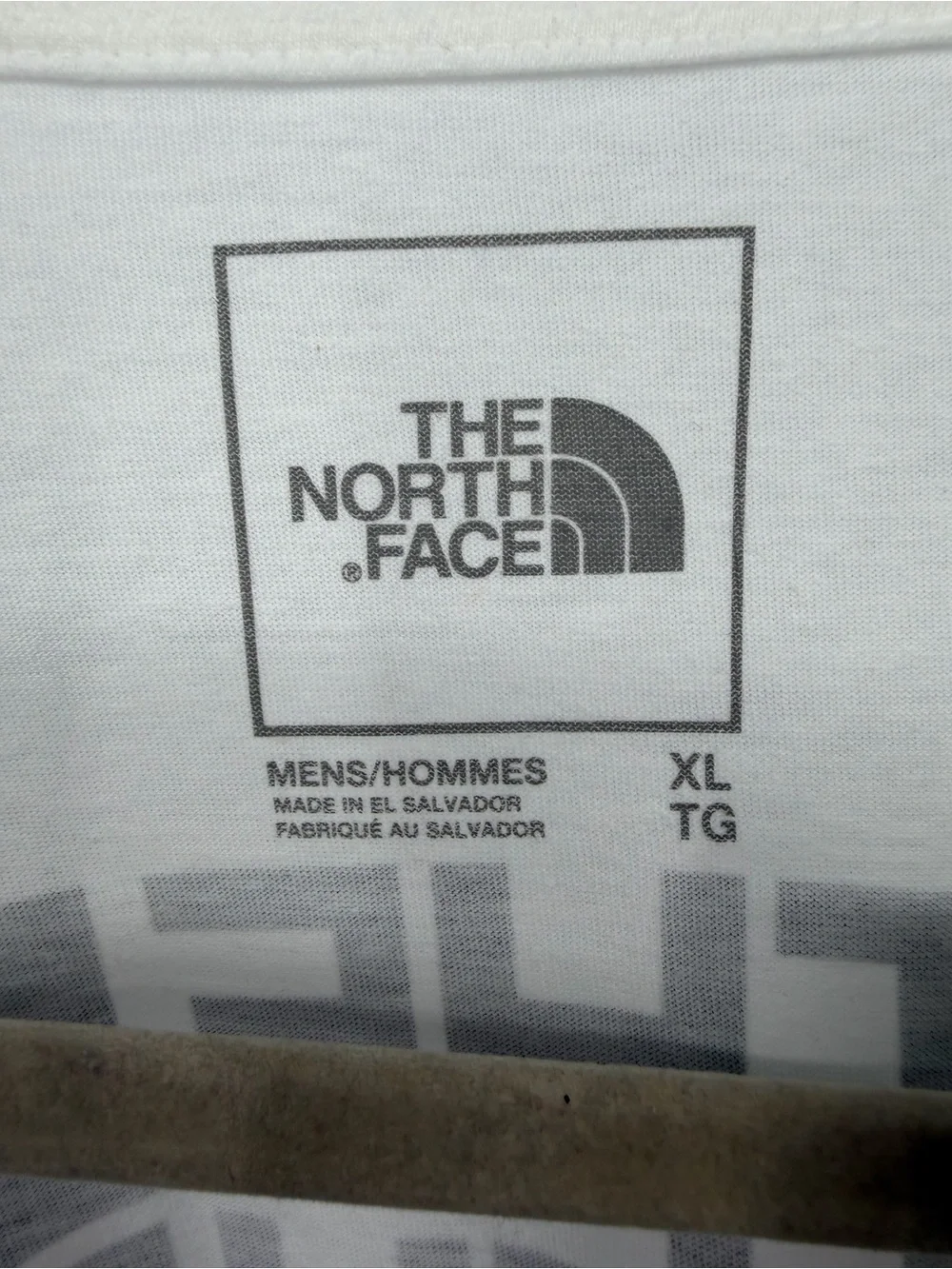 The North Face Men’s White Logo Short Sleeve Tee